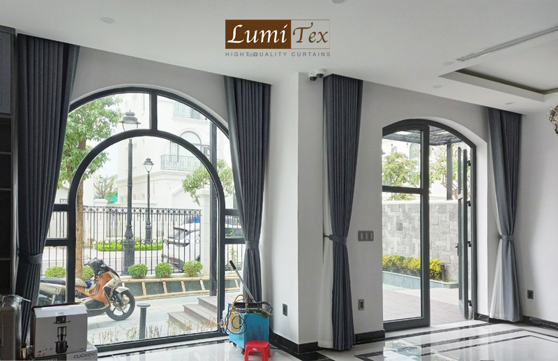 Rèm cửa vô cùng hữu hiệu trong việc ngăn bụi xâm nhập vào không gian bên trong căn nhà