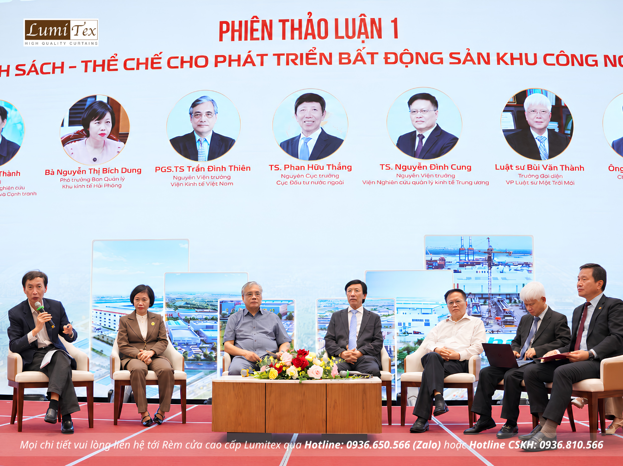Rèm Lumitex cùng Hội Doanh nhân trẻ Hải Phòng tại Hội thảo tài chính bất động sản khu công nghiệp