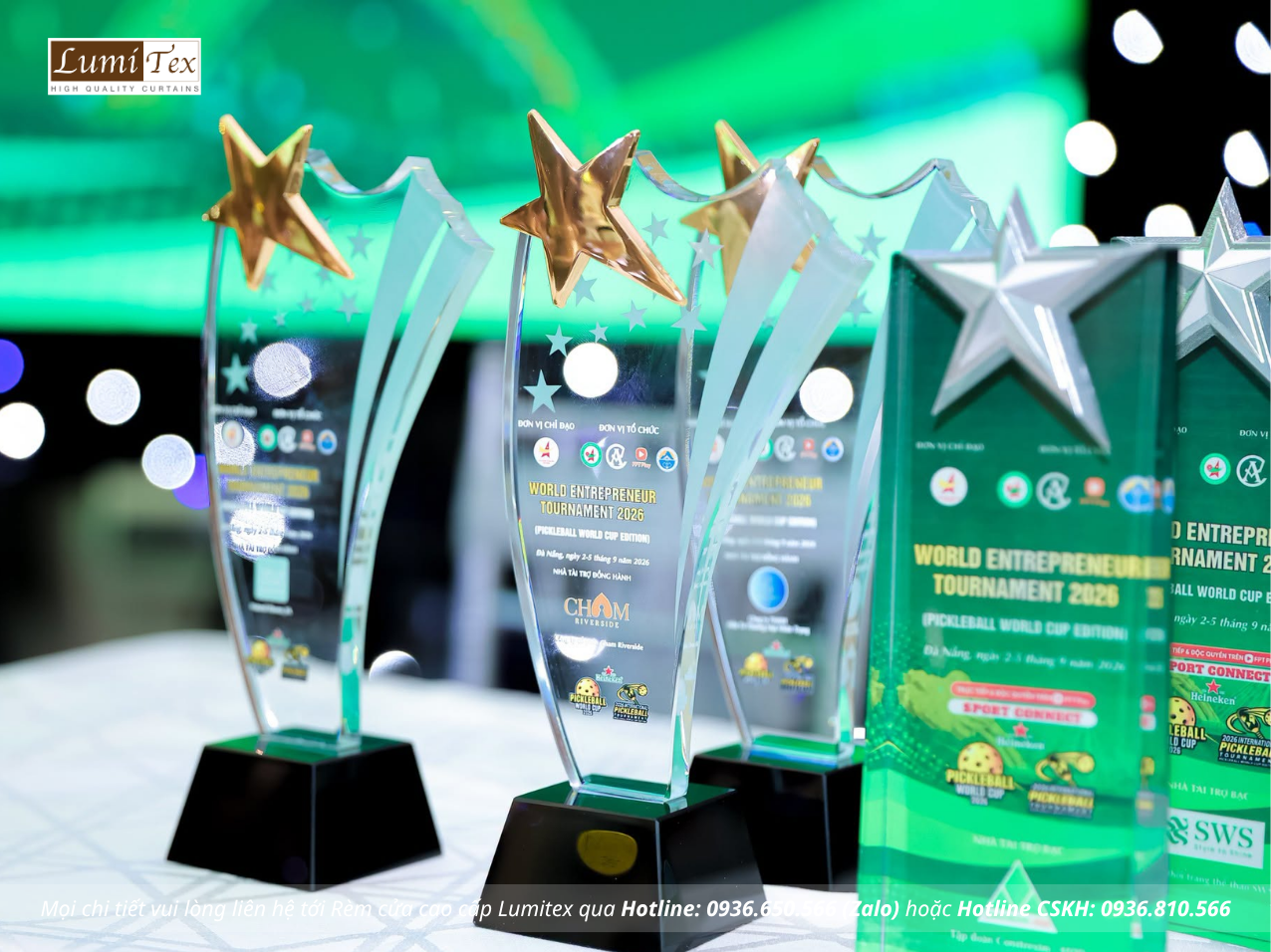 Rèm Lumitex đồng hành cùng cộng đồng doanh nhân tại Pickleball World Cup – Đà Nẵng 2026 Rèm Lumitex đồng hành cùng cộng đồng doanh nhân tại Pickleball World Cup – Đà Nẵng 2026
