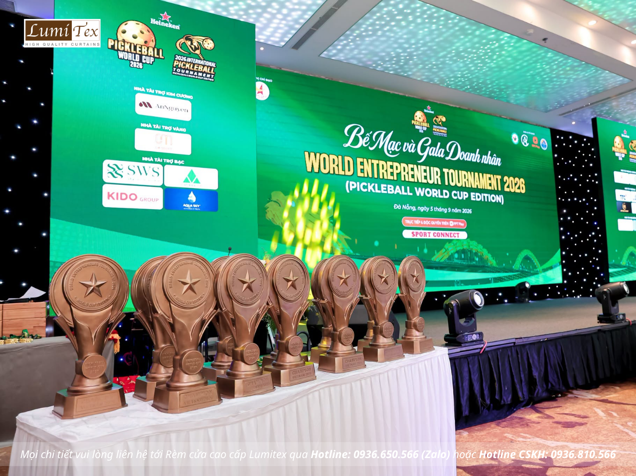 Rèm Lumitex đồng hành cùng cộng đồng doanh nhân tại Pickleball World Cup – Đà Nẵng 2026 Rèm Lumitex đồng hành cùng cộng đồng doanh nhân tại Pickleball World Cup – Đà Nẵng 2026