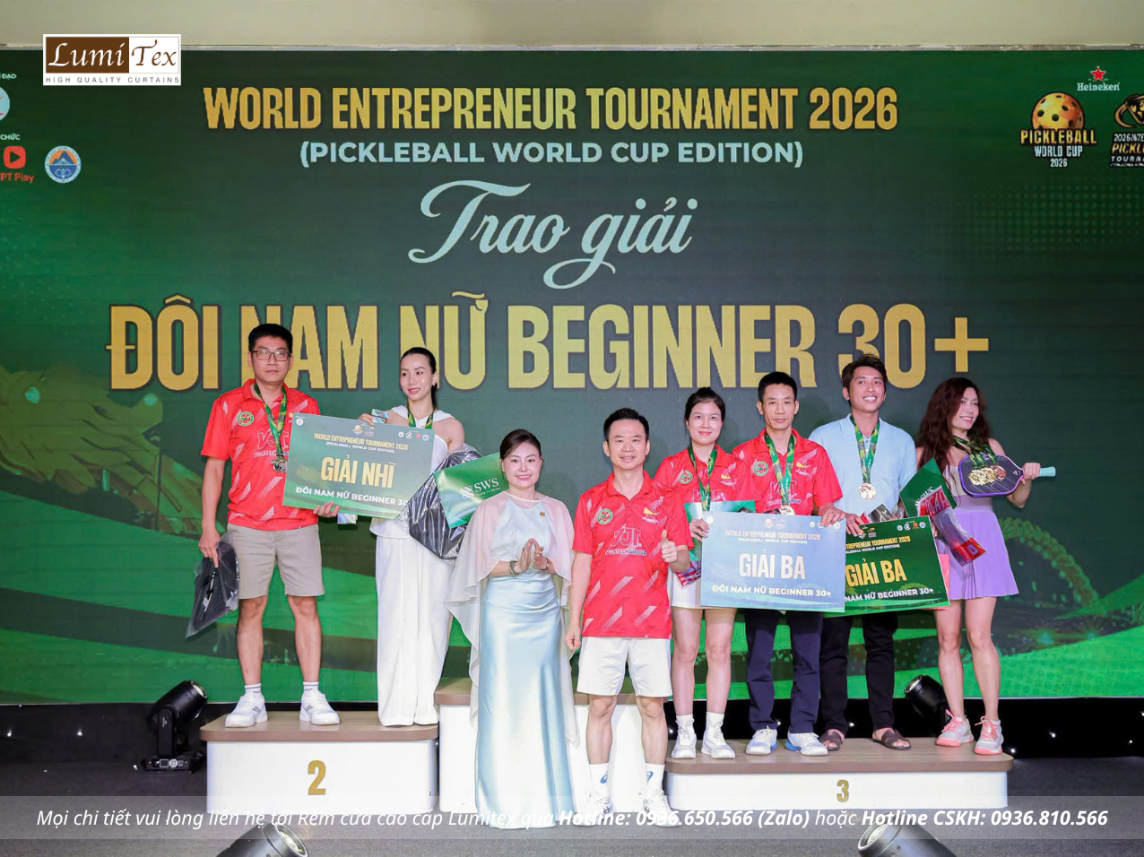 Rèm Lumitex đồng hành cùng cộng đồng doanh nhân tại Pickleball World Cup – Đà Nẵng 2026 Rèm Lumitex đồng hành cùng cộng đồng doanh nhân tại Pickleball World Cup – Đà Nẵng 2026