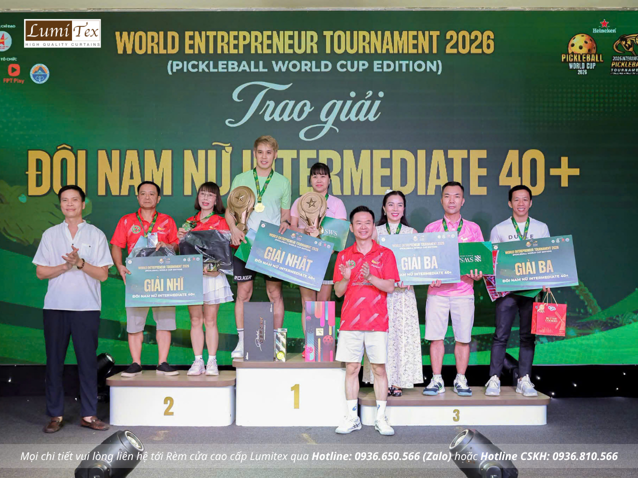 Rèm Lumitex đồng hành cùng cộng đồng doanh nhân tại Pickleball World Cup – Đà Nẵng 2026 Rèm Lumitex đồng hành cùng cộng đồng doanh nhân tại Pickleball World Cup – Đà Nẵng 2026