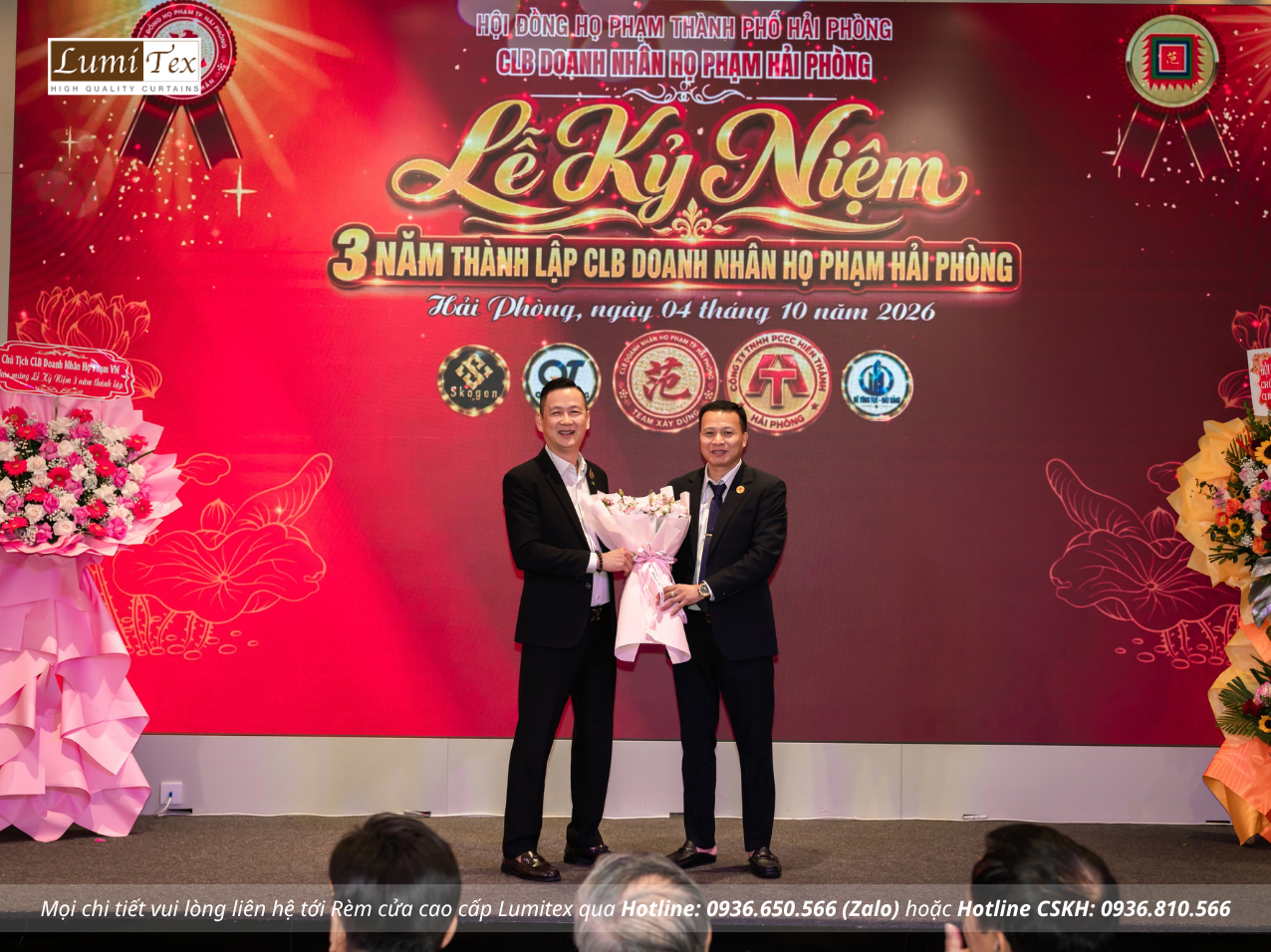 Rèm Lumitex tham gia Lễ kỷ niệm 3 năm thành lập CLB Doanh nhân họ Phạm Hải Phòng