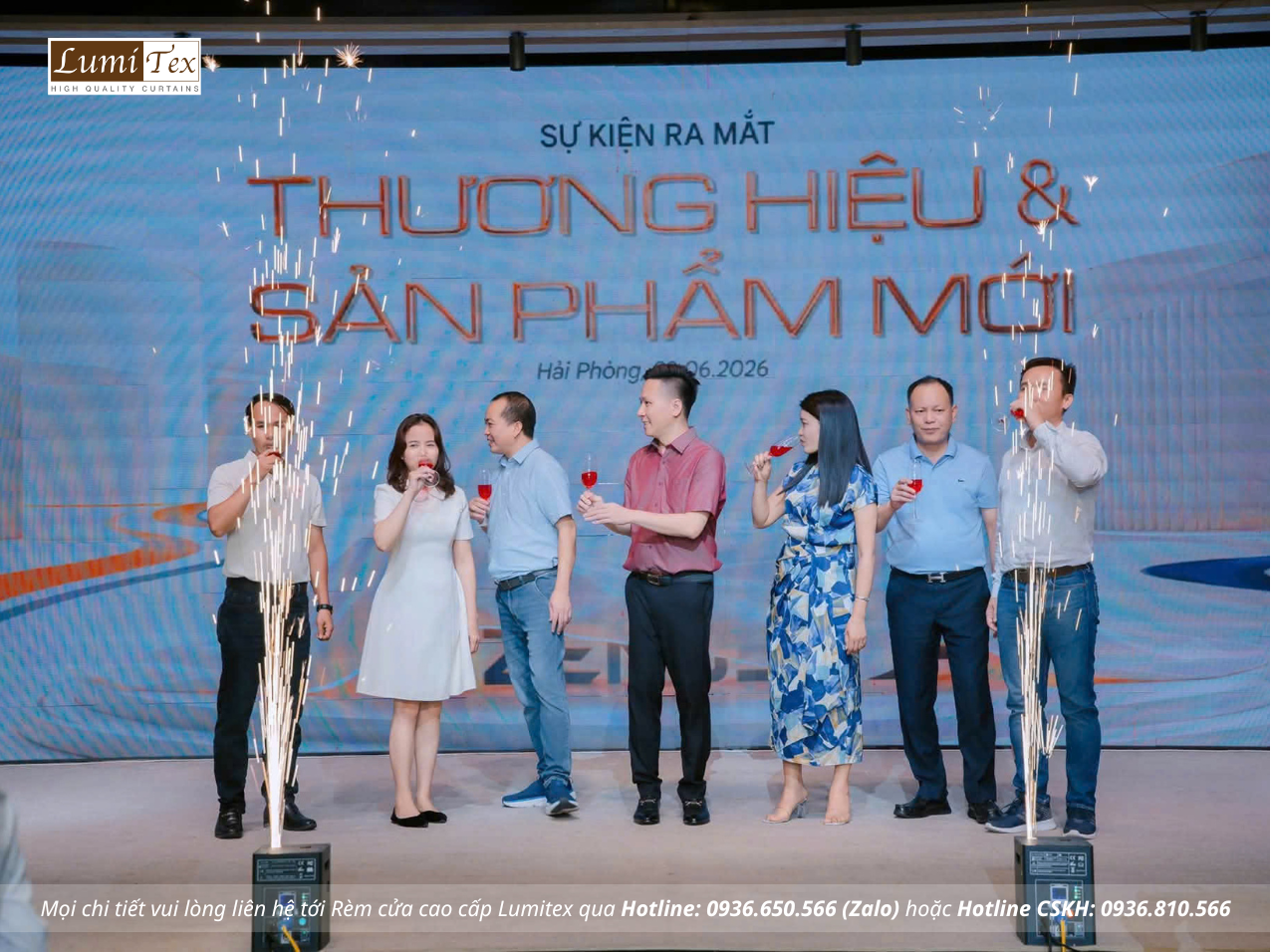 Rèm Lumitex chúc mừng Lễ ra mắt thương hiệu Zendecor