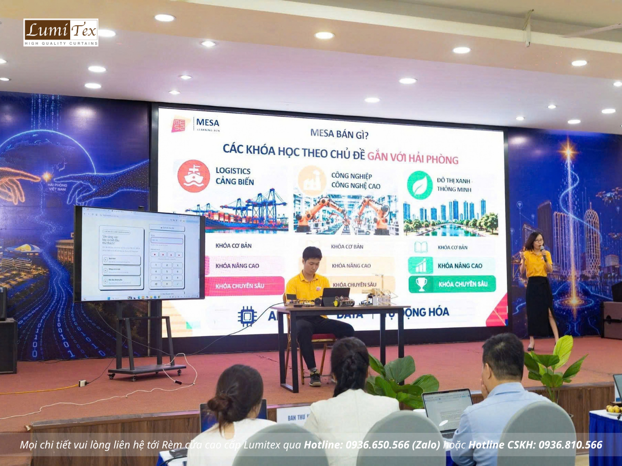 Rèm Lumitex cùng Hội Doanh nhân trẻ Hải Phòng tại Vòng Bán kết SCO 2026