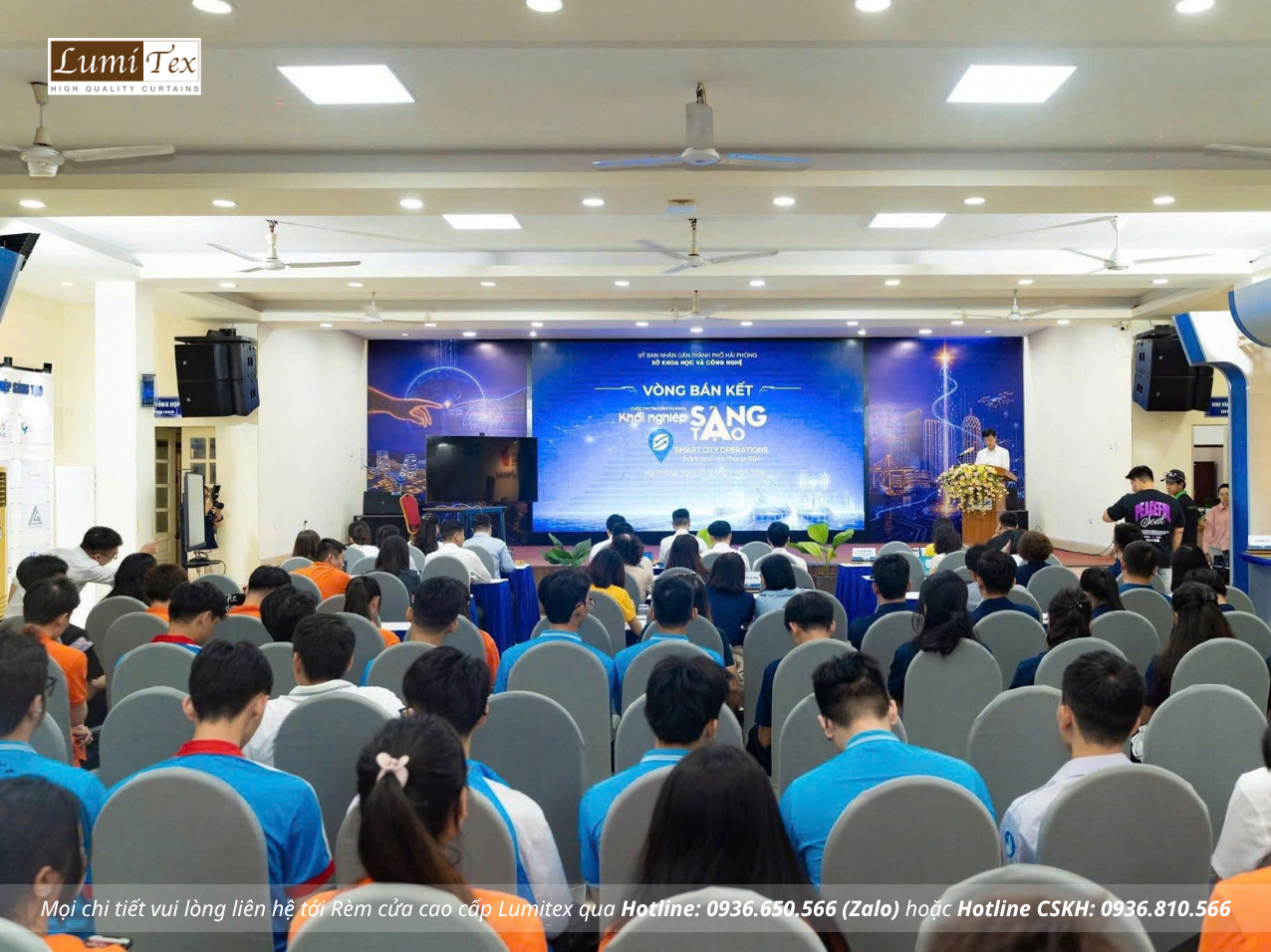 Rèm Lumitex cùng Hội Doanh nhân trẻ Hải Phòng tại Vòng Bán kết SCO 2026