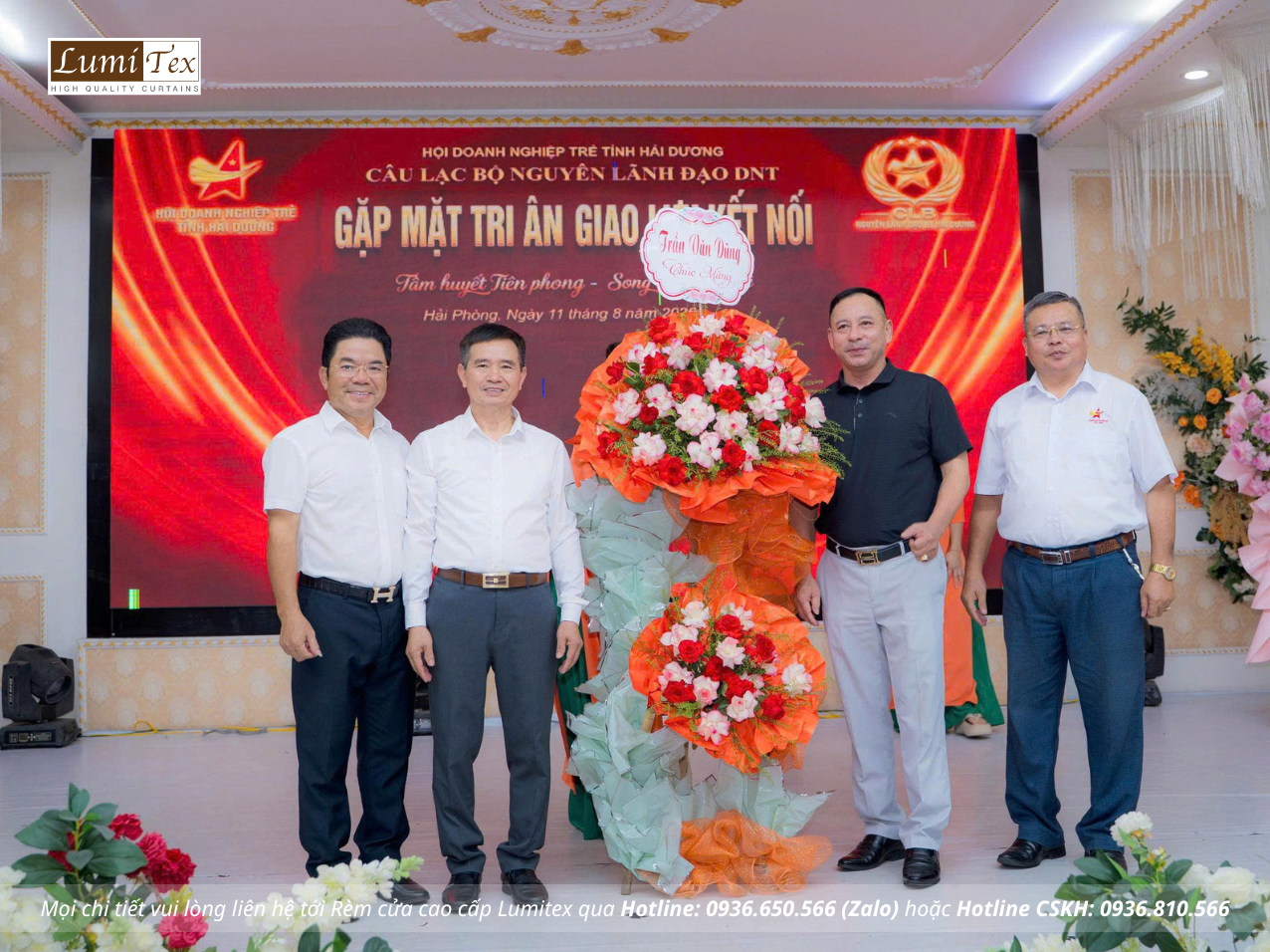 Rèm Lumitex tham dự chương trình Gặp mặt tri ân và giao lưu kết nối Tâm huyết Tiên phong – Song hành thế hệ