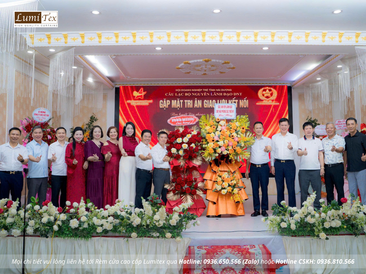 Rèm Lumitex tham dự chương trình Gặp mặt tri ân và giao lưu kết nối Tâm huyết Tiên phong – Song hành thế hệ