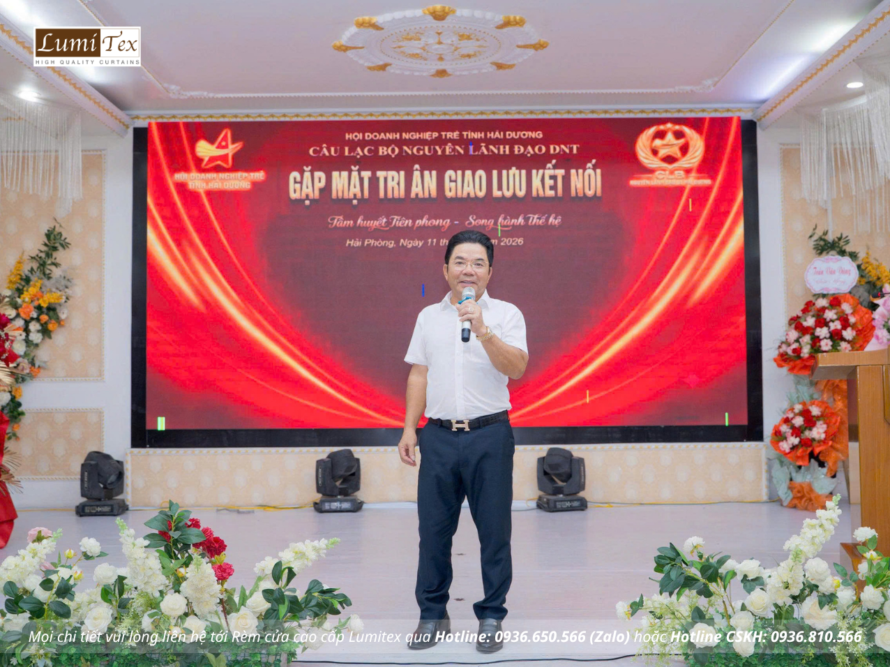 Rèm Lumitex tham dự chương trình Gặp mặt tri ân và giao lưu kết nối Tâm huyết Tiên phong – Song hành thế hệ