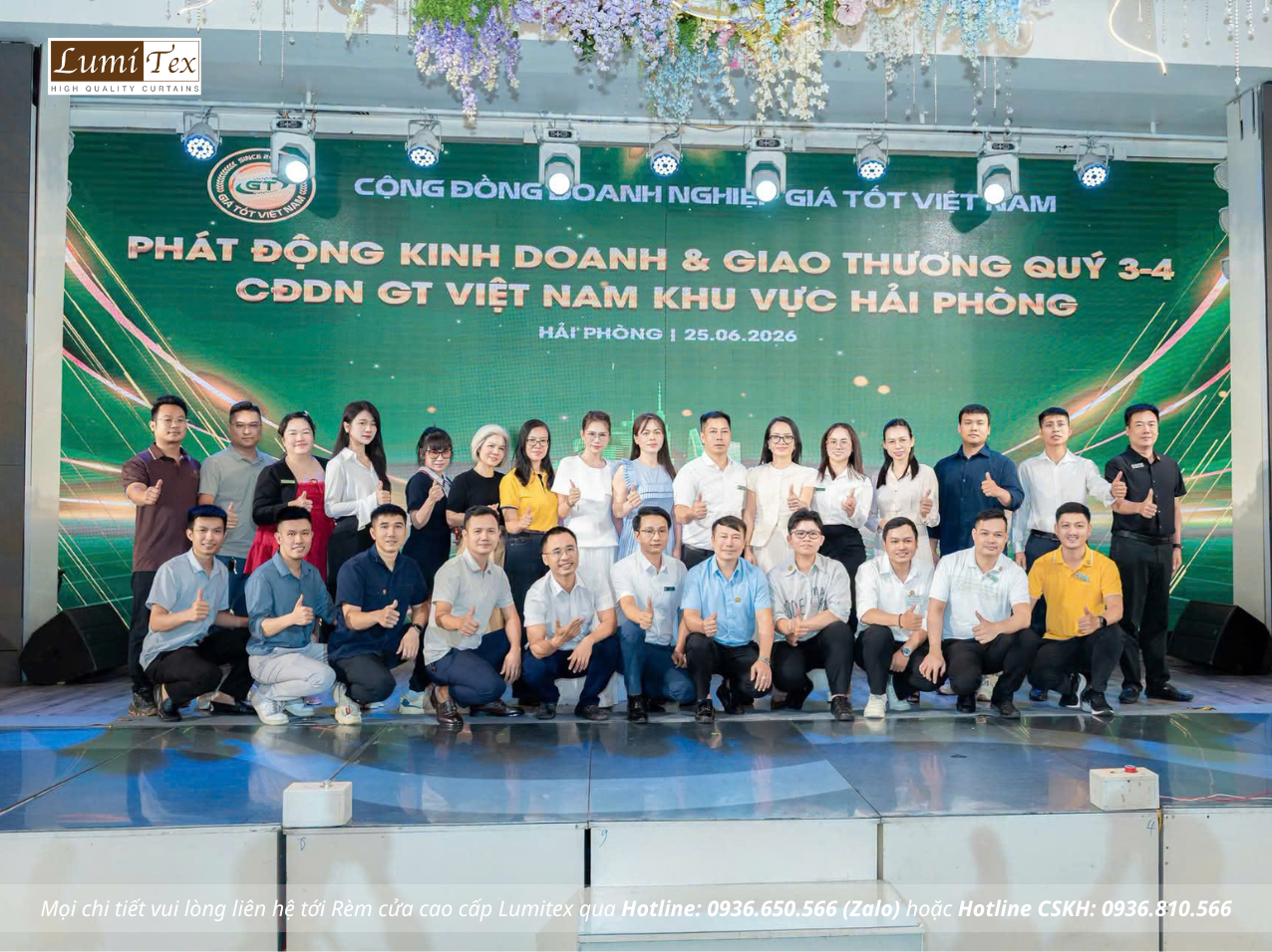 Rèm Lumitex tham dự Cuộc họp thường kỳ tháng 6 của Cộng đồng Doanh nghiệp Giá Tốt Việt Nam khu vực Hải Phòng