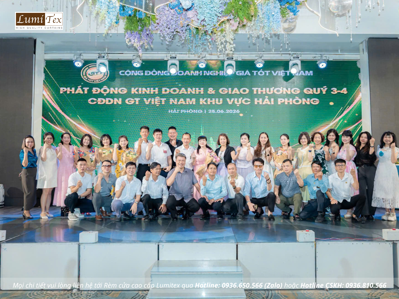 Rèm Lumitex tham dự Cuộc họp thường kỳ tháng 6 của Cộng đồng Doanh nghiệp Giá Tốt Việt Nam khu vực Hải Phòng