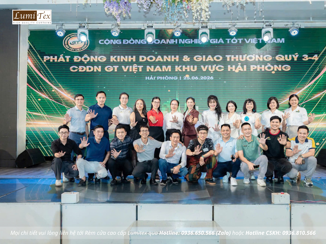 Rèm Lumitex tham dự Cuộc họp thường kỳ tháng 6 của Cộng đồng Doanh nghiệp Giá Tốt Việt Nam khu vực Hải Phòng