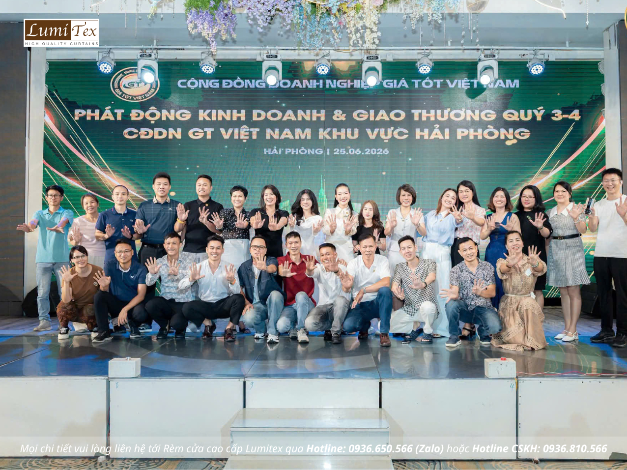 Rèm Lumitex tham dự Cuộc họp thường kỳ tháng 6 của Cộng đồng Doanh nghiệp Giá Tốt Việt Nam khu vực Hải Phòng