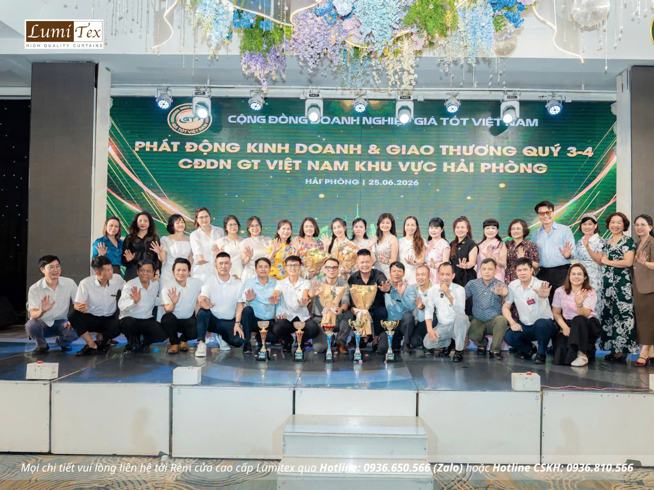 Rèm Lumitex tham dự Cuộc họp thường kỳ tháng 6 của Cộng đồng Doanh nghiệp Giá Tốt Việt Nam khu vực Hải Phòng