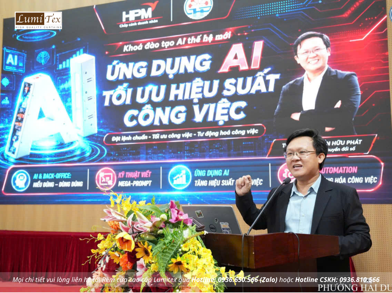 Rèm Lumitex tham dự khóa đào tạo Ứng dụng AI đột phá năng suất doanh nghiệp năm 2026