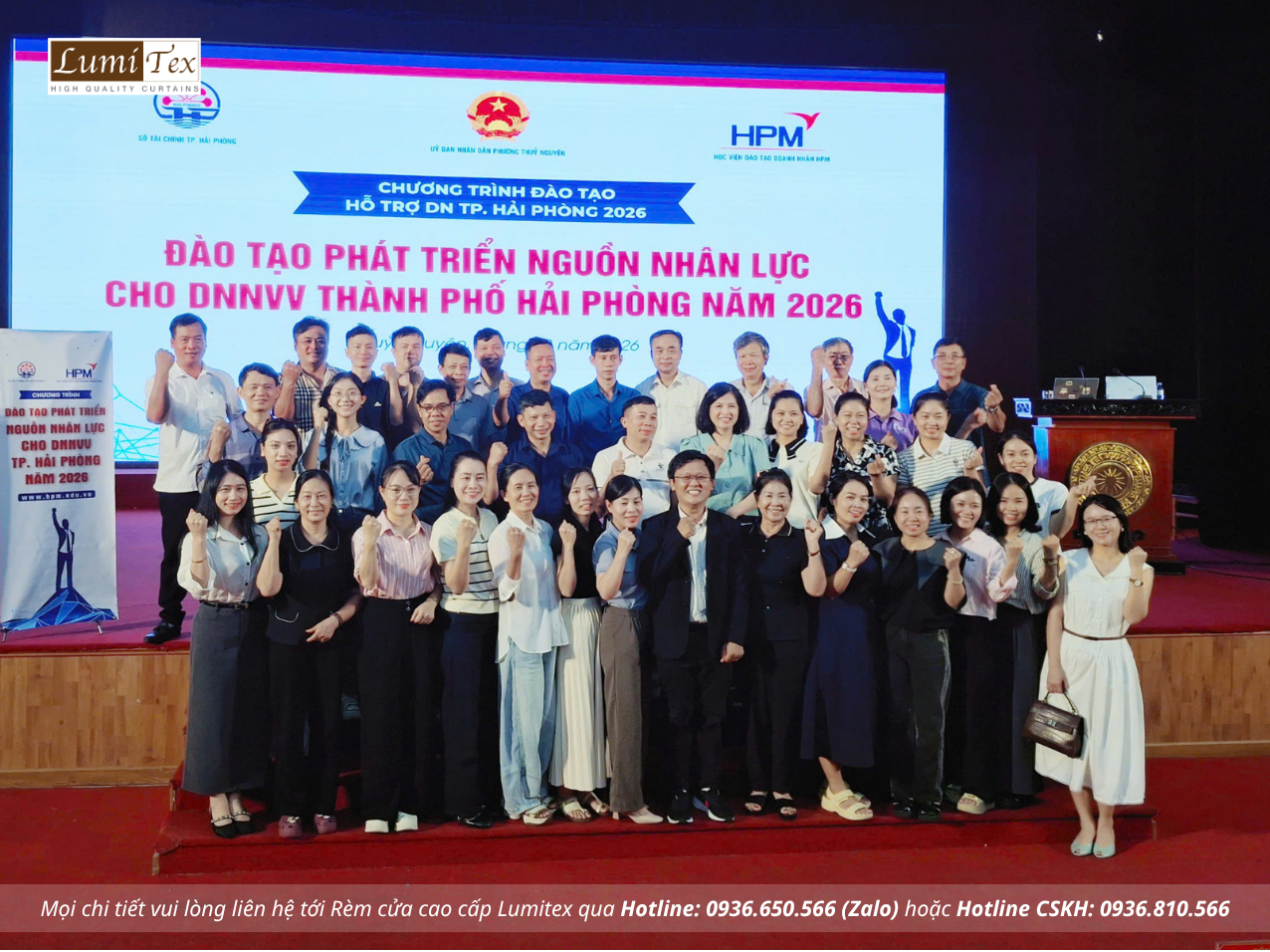 Rèm Lumitex tham dự khóa đào tạo Ứng dụng AI đột phá năng suất doanh nghiệp năm 2026