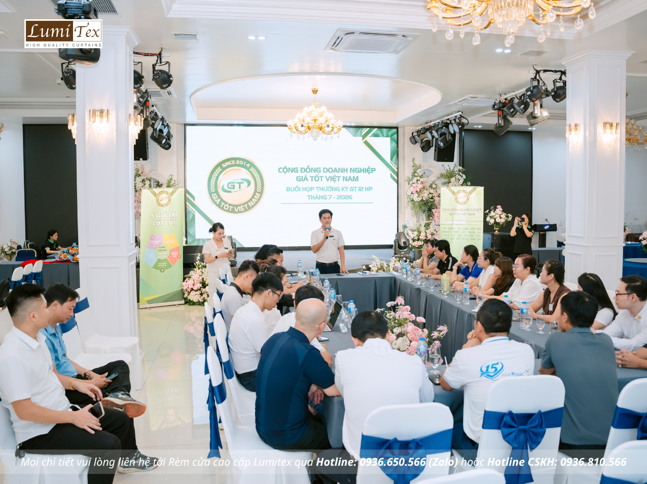 Rèm Lumitex tham dự Ngày hội Doanh nhân GT12 tháng 7 năm 2026