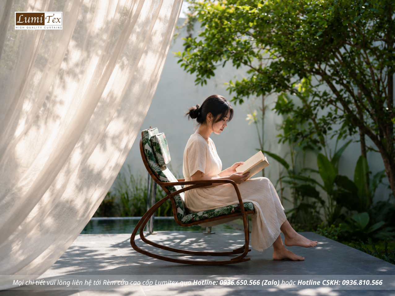 rèm vải voan