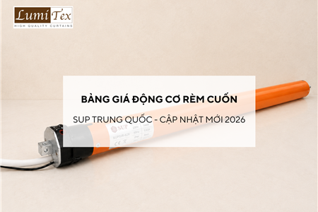 Bảng giá Động cơ rèm cuốn Dooya SUP Trung Quốc cập nhật mới nhất 2026
