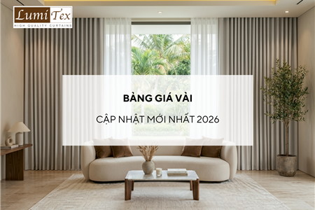 Bảng giá vải cập nhật mới nhất 2026