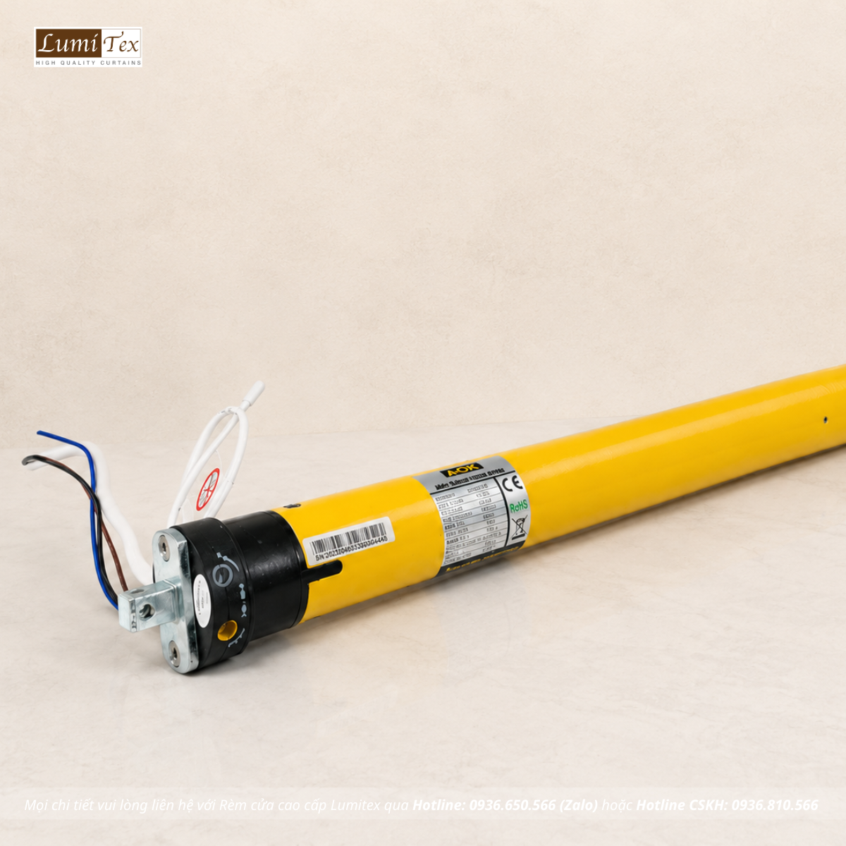 Động cơ rèm cuốn A-OK Modul AM35 Trung Quốc