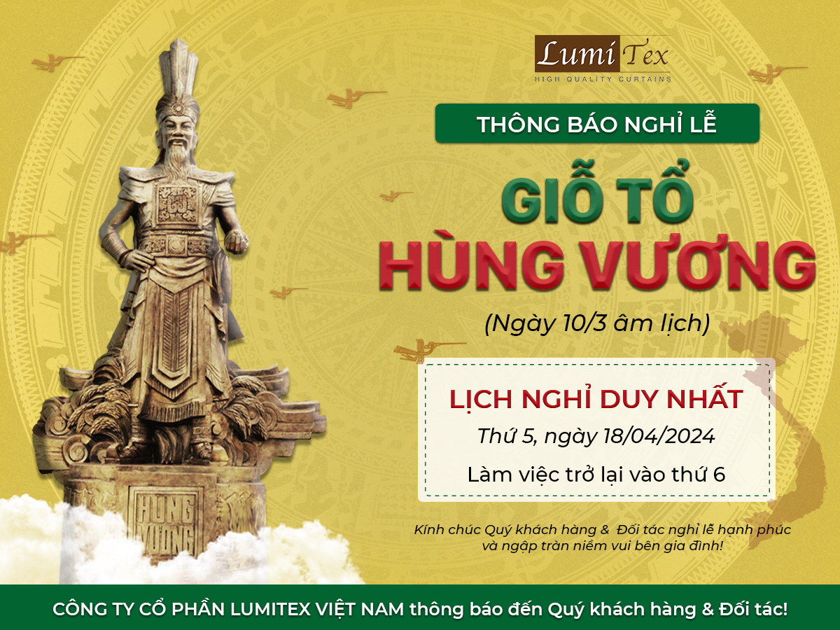  thời gian nghỉ Lễ Giỗ tổ Hùng Vương 