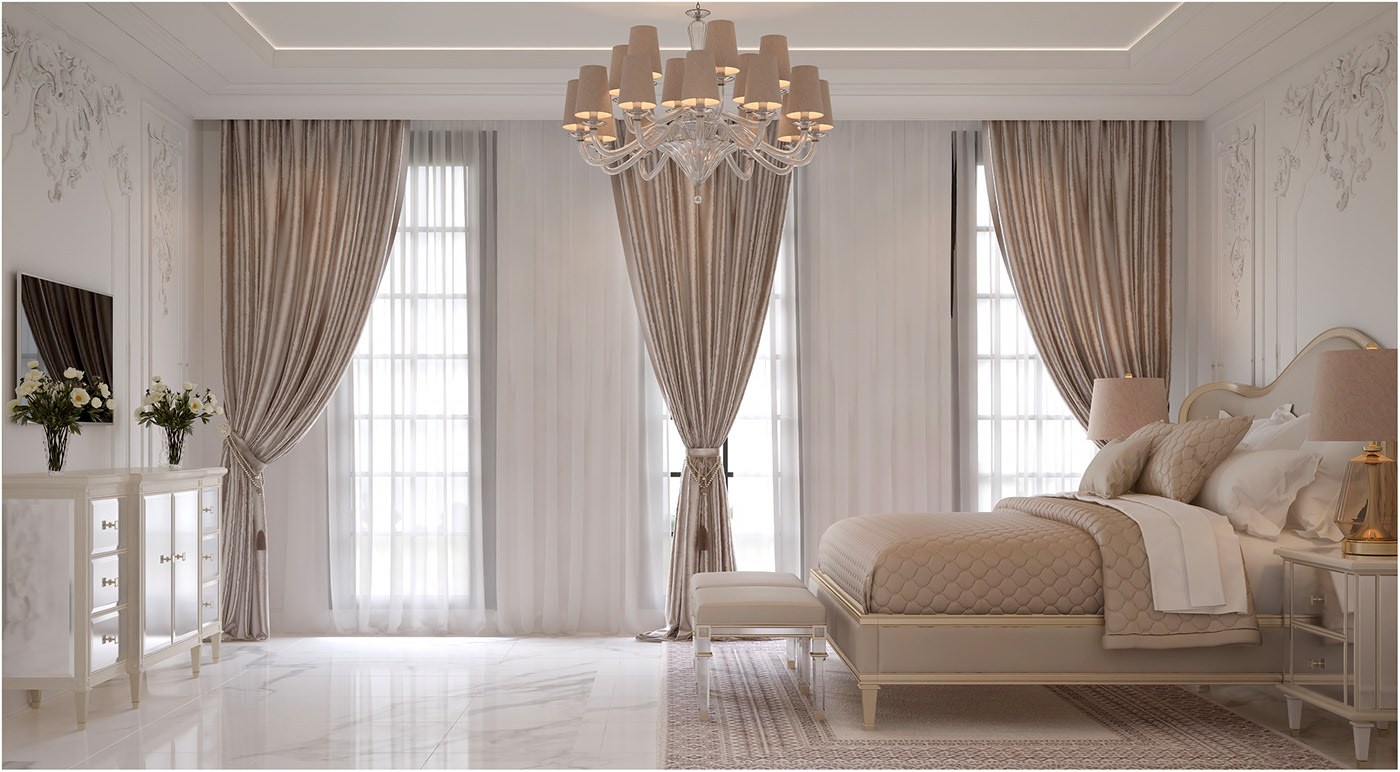 Nguồn cảm hứng cho rèm tân cổ điển luôn bất tận để thõa mãn được những cá tính và gu thẩm mỹ độc đáo của chủ nhà