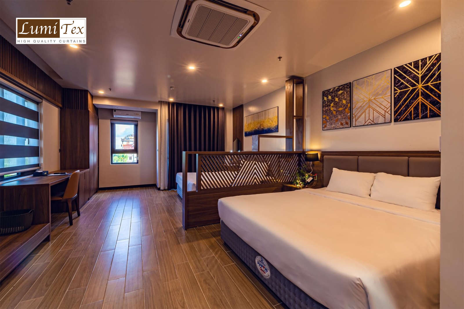  lắp đặt rèm cửa cao cấp tại Khách sạn và căn hộ Zen Riverside Hải Phòng