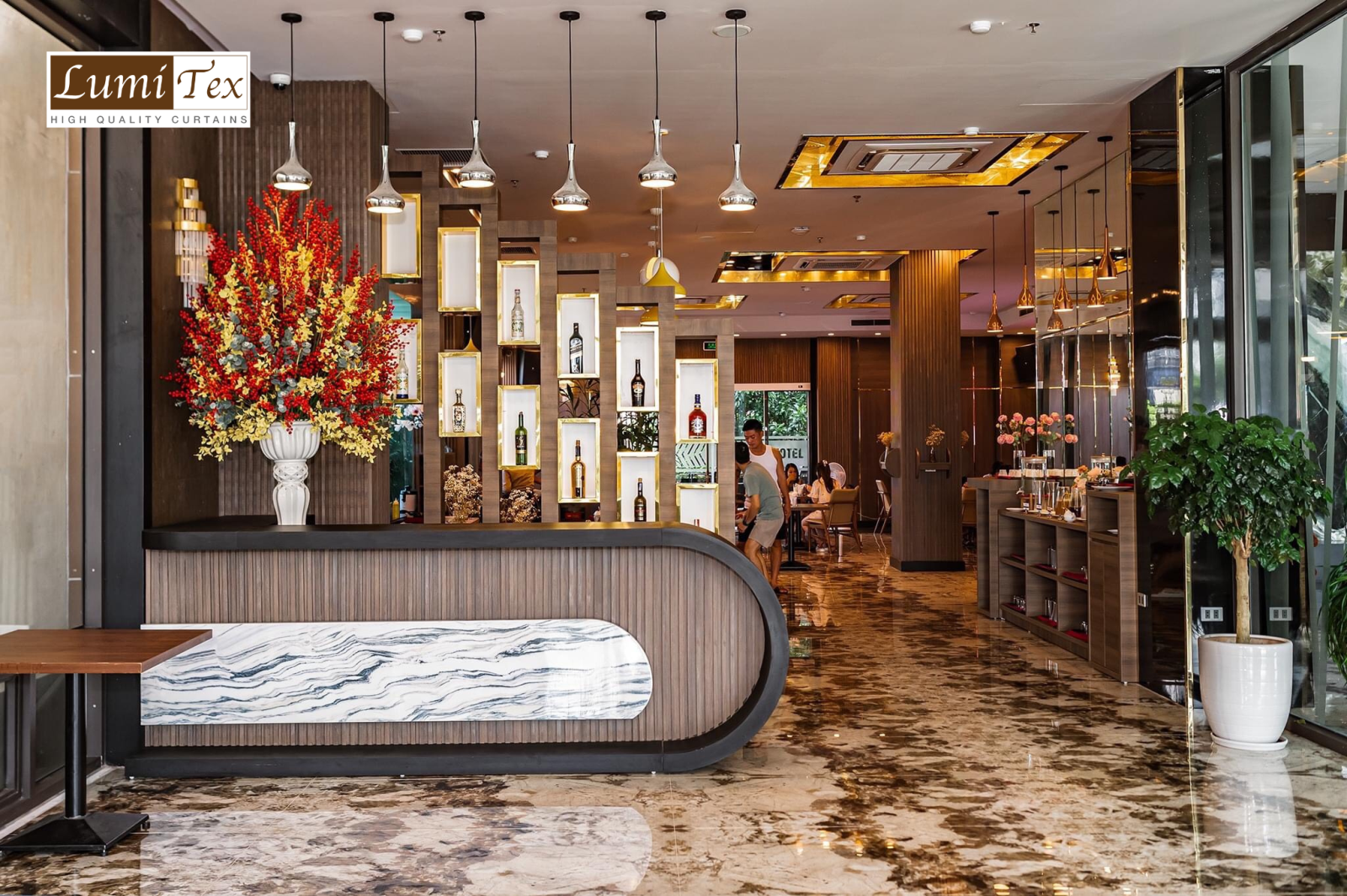  lắp đặt rèm cửa cao cấp tại Khách sạn và căn hộ Zen Riverside Hải Phòng