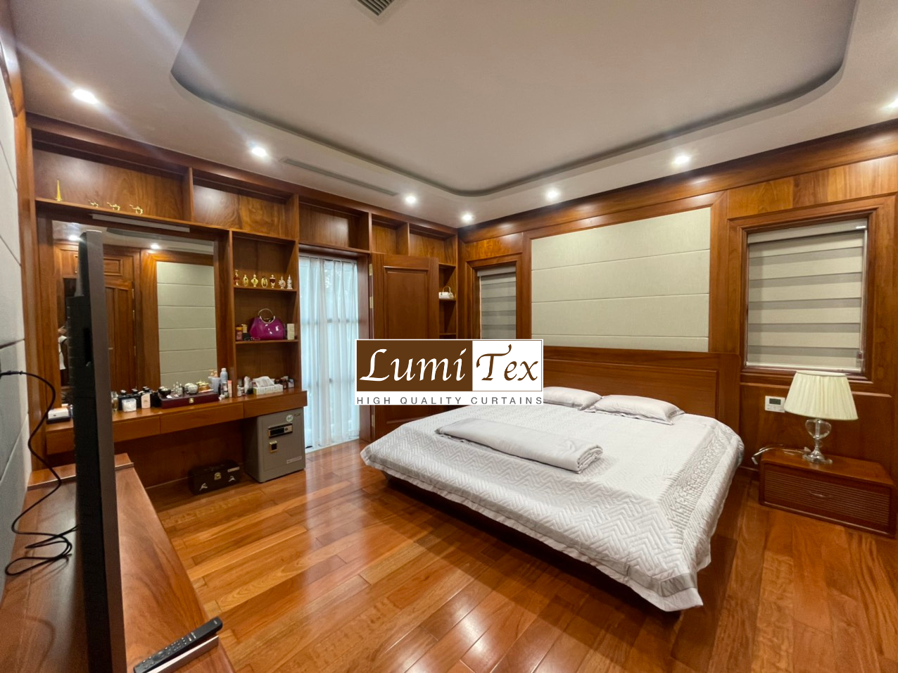 thi công rèm cửa cao cấp biệt thự vinhomes Imperia 
