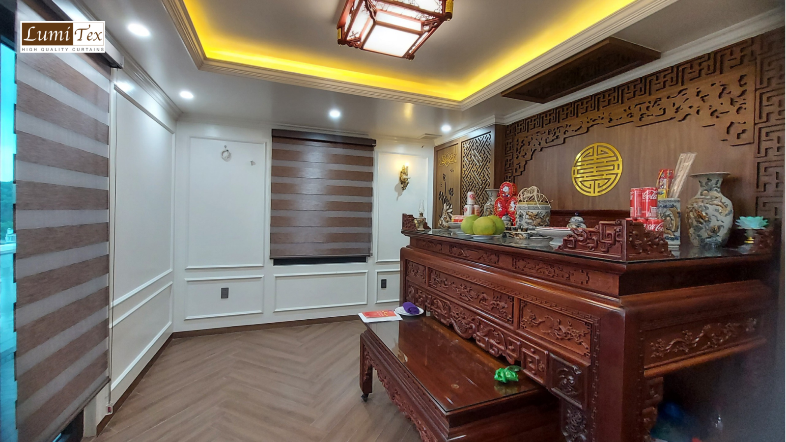 thi công rèm cửa cao cấp cho công ty