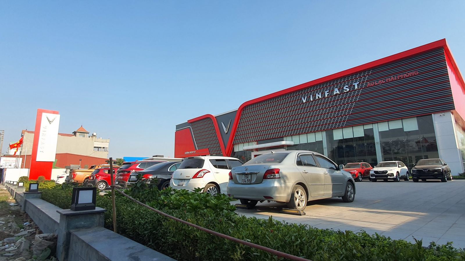 Dự án lắp đặt rèm cửa cao cấp tại showroom vinfast âu lạc hải phòng