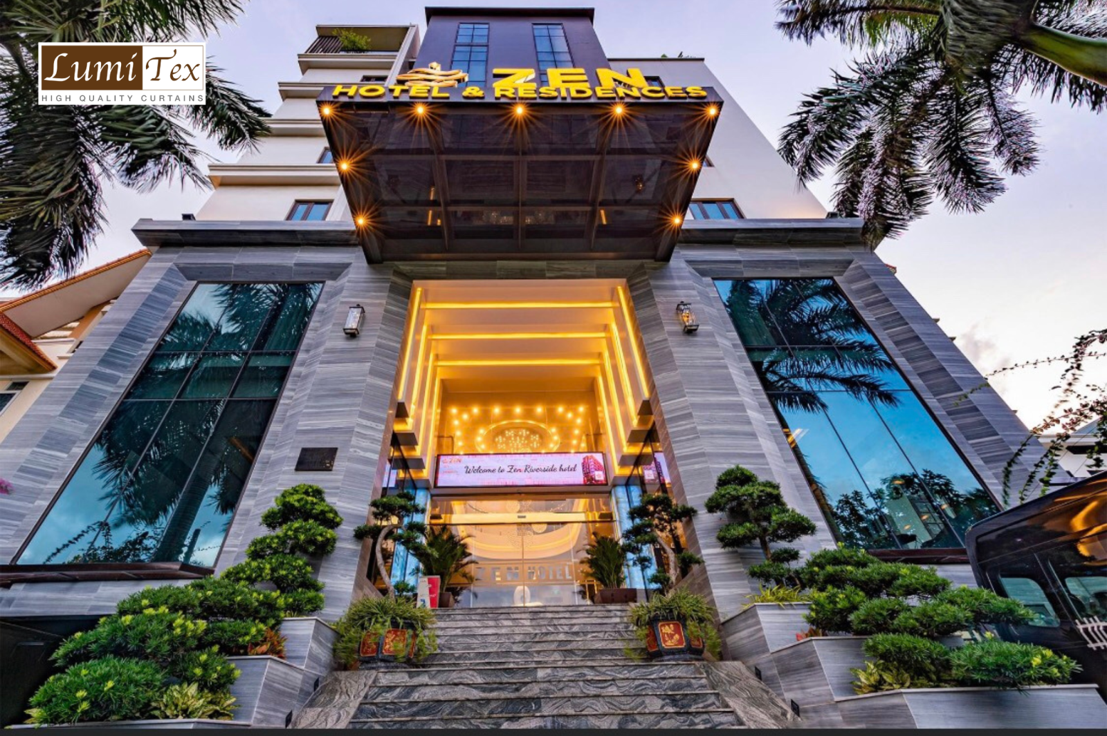  lắp đặt rèm cửa cao cấp tại Khách sạn và căn hộ Zen Riverside Hải Phòng