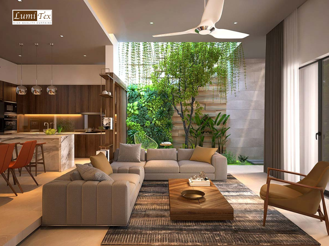 Bố trí nội thất để tối ưu hóa sự thông thoáng và mát mẻ