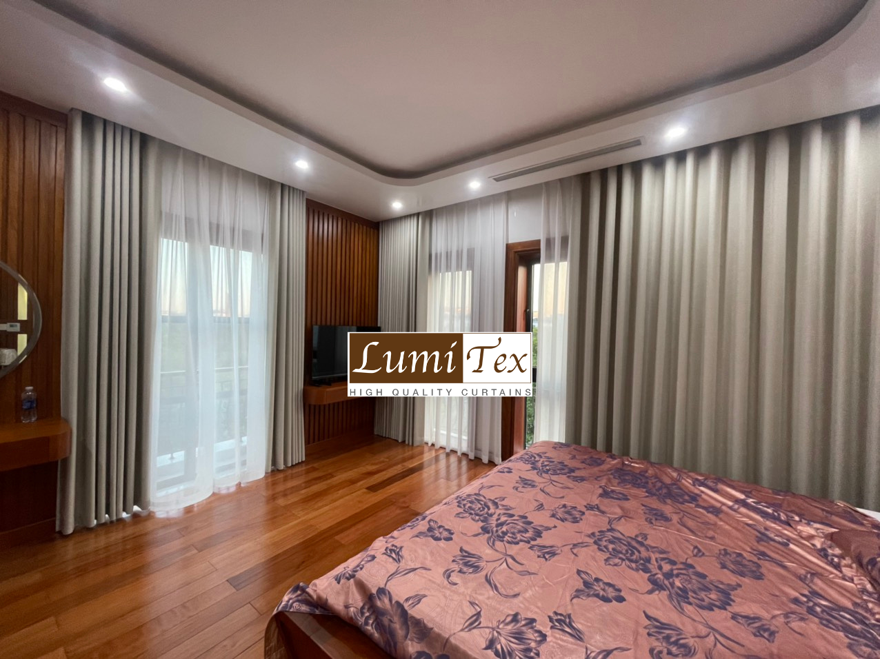 thi công rèm cửa cao cấp biệt thự vinhomes Imperia 