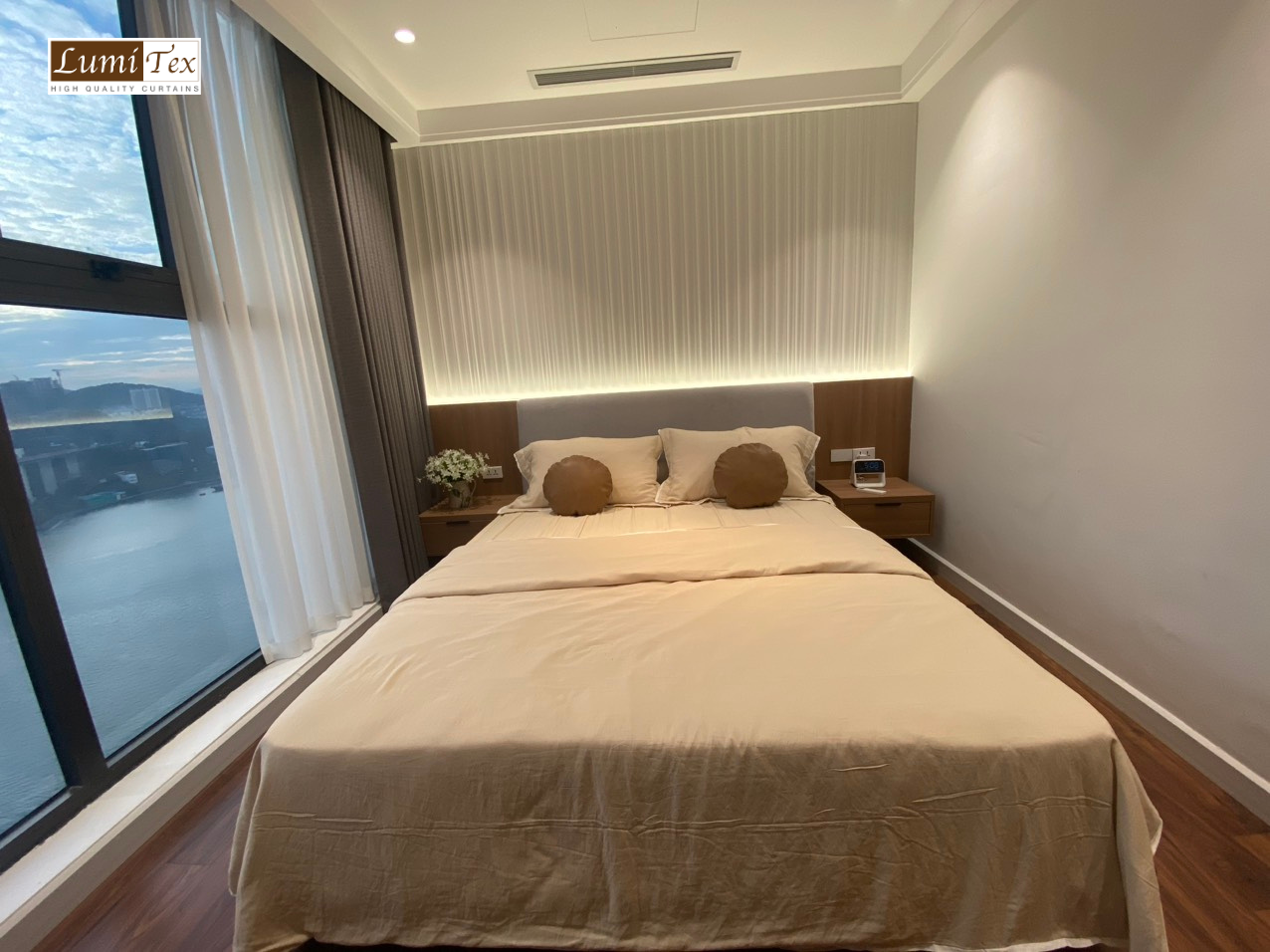 thi công rèm cửa cao cấp tại Chung cư GREEN DIAMOND - Hạ Long
