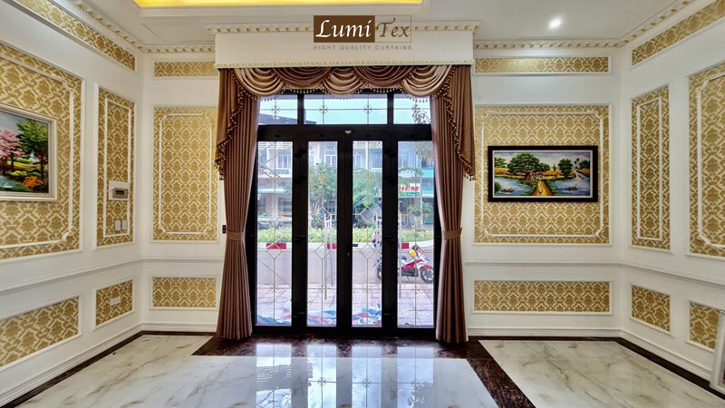 Thi công rèm tân cổ điển tại Mr. Huy - Châu Đức, Vũng Tàu