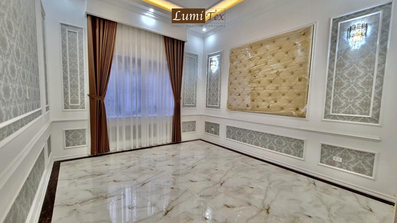 Thi công rèm tân cổ điển tại Mr. Huy - Châu Đức, Vũng Tàu