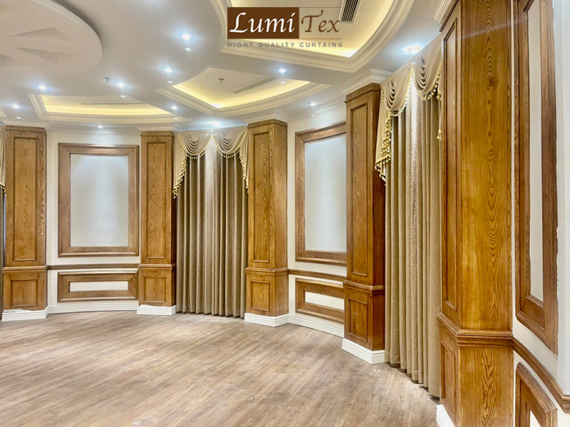 Công trình thi công rèm vải hàn Quốc cho Lâu đài rượu vang nhận được sự hài lòng và đánh giá cao