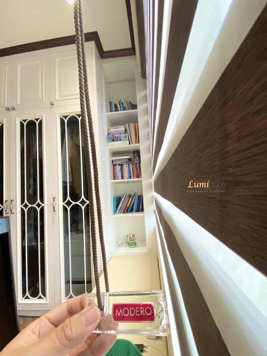 Thi công lắp đặt rèm vải Hàn Quốc tại chung cư cao cấp Sapphere 1