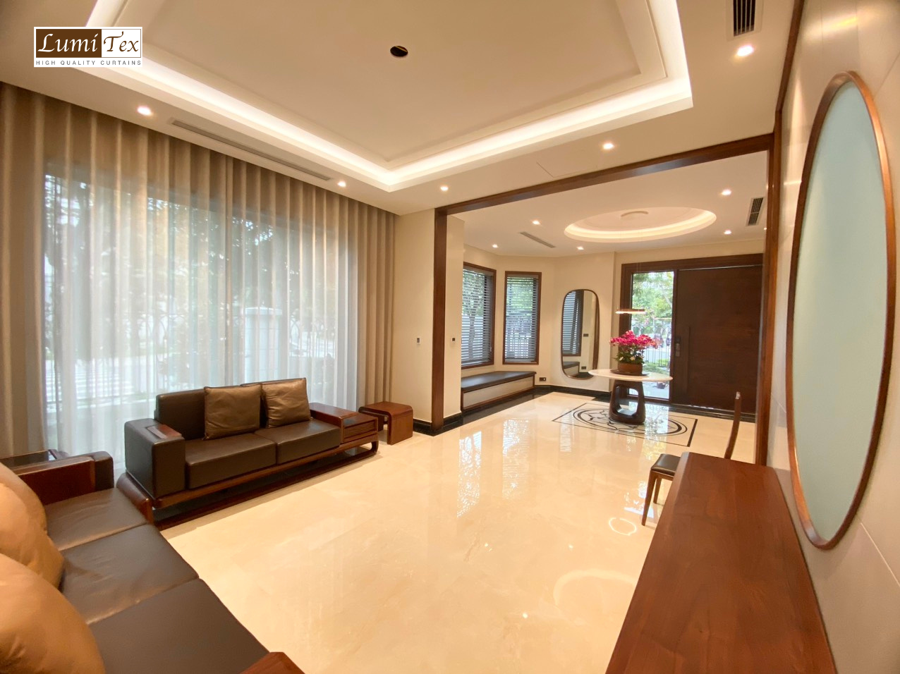 Thi công rèm cửa gia đình tại Biệt thự Monaco Vinhomes Imperia Hải Phòng