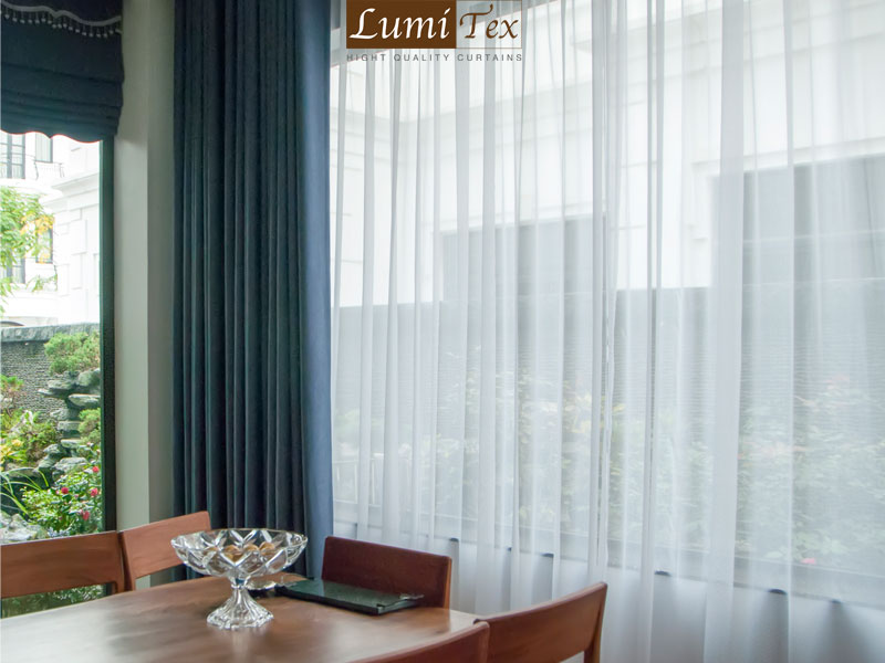 Lắp đặt rèm vải cao cấp cho biệt thự Vinhomes 3-10