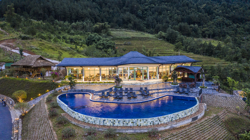 Dự án lắp đặt rèm cửa cao cấp tại Le Champ Tú Lệ Resort Hot Spring & Spa