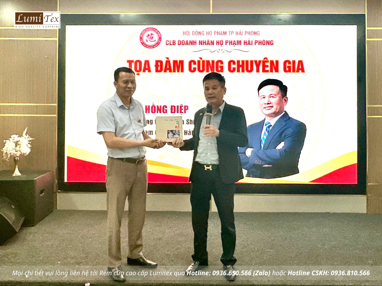 Rèm Lumitex tham dự kỳ họp CLB Doanh nhân Họ Phạm Hải Phòng – Tăng cường kết nối và chia sẻ giá trị