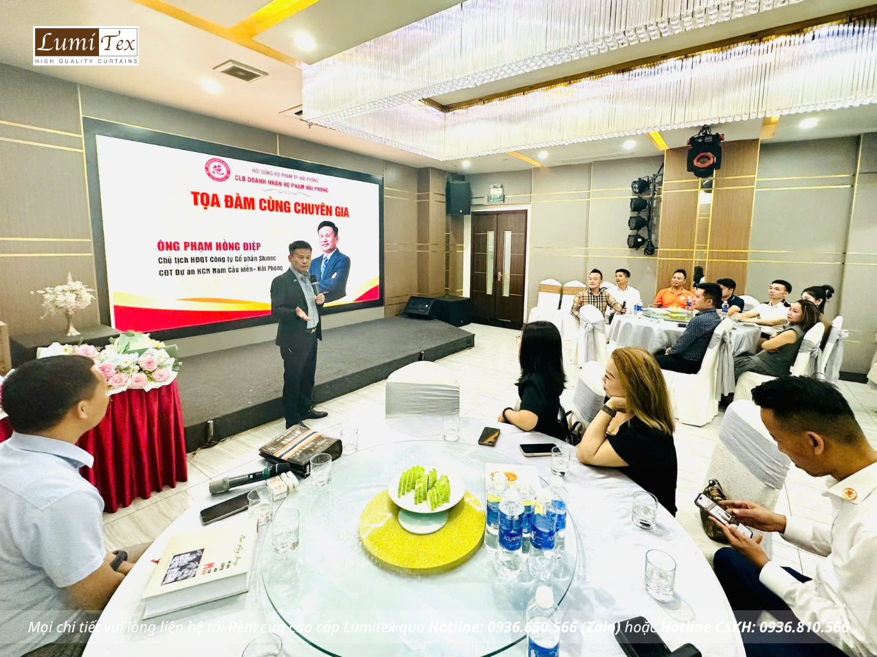 Rèm Lumitex tham dự kỳ họp CLB Doanh nhân Họ Phạm Hải Phòng – Tăng cường kết nối và chia sẻ giá trị