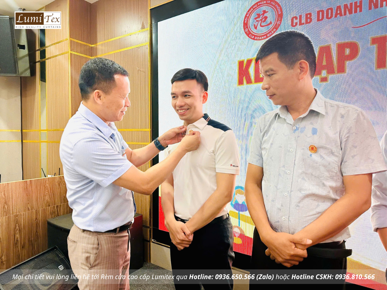 Rèm Lumitex tham dự kỳ họp CLB Doanh nhân Họ Phạm Hải Phòng – Tăng cường kết nối và chia sẻ giá trị