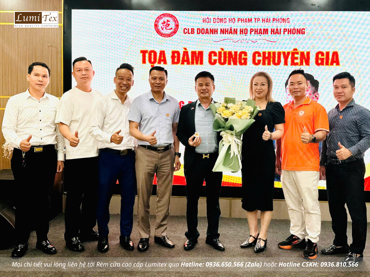 Rèm Lumitex tham dự kỳ họp CLB Doanh nhân Họ Phạm Hải Phòng – Tăng cường kết nối và chia sẻ giá trị