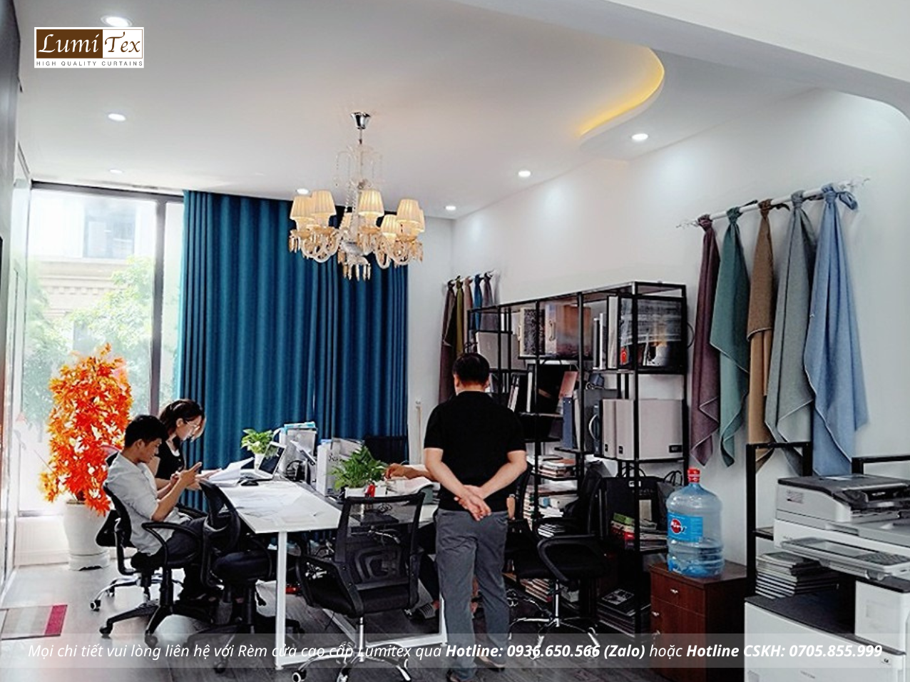 đơn vị thi công rèm cửa cao cấp lumitex