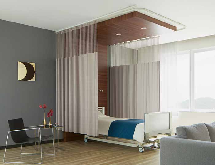 Rèm cửa kháng khuẩn Lumitex luôn mang tới cho người bệnh cảm giác an toàn thoải mái mỗi khi khám chữa bệnh