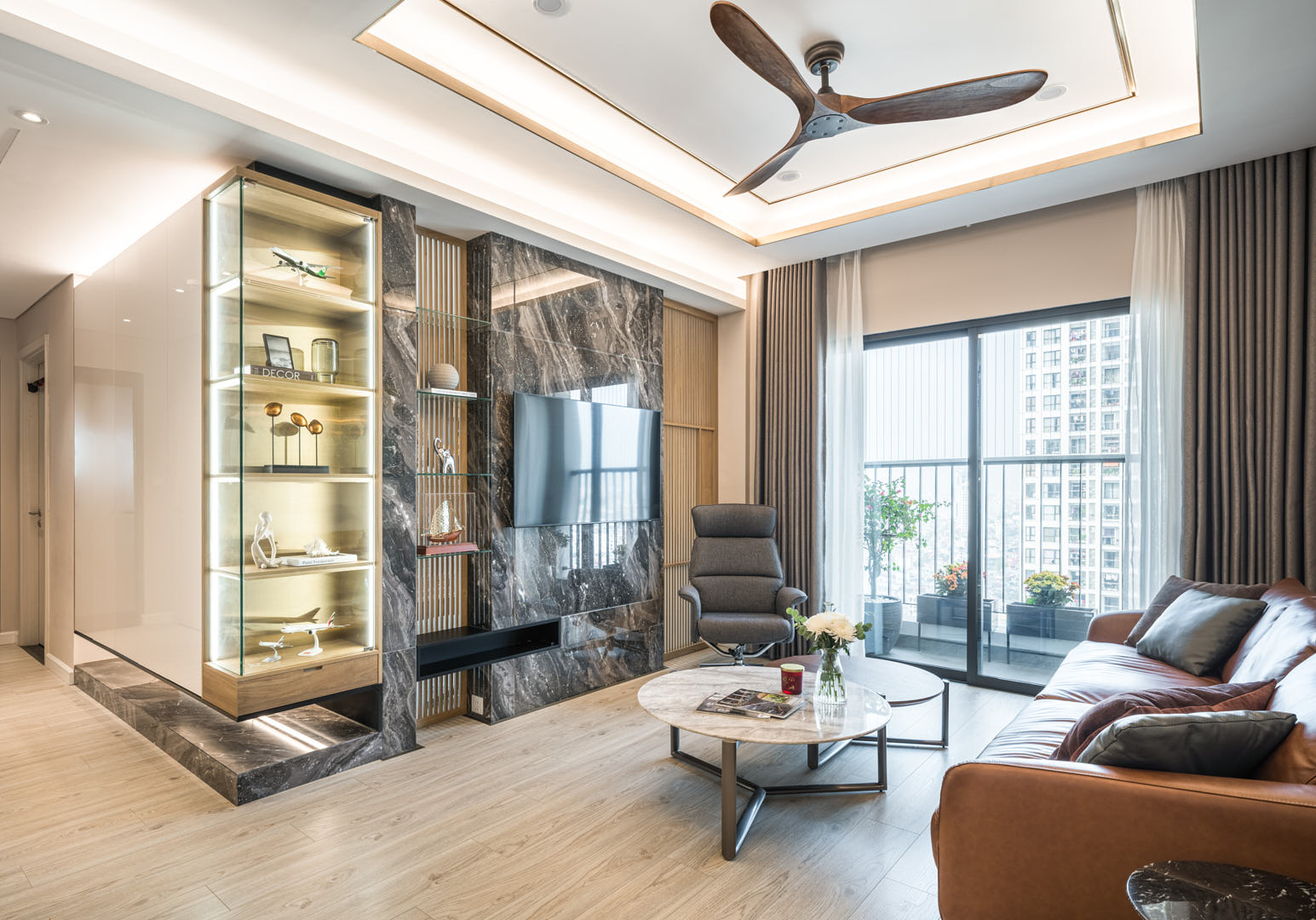 Rèm vải 2 lớp đẹp sang trọng và tinh tế